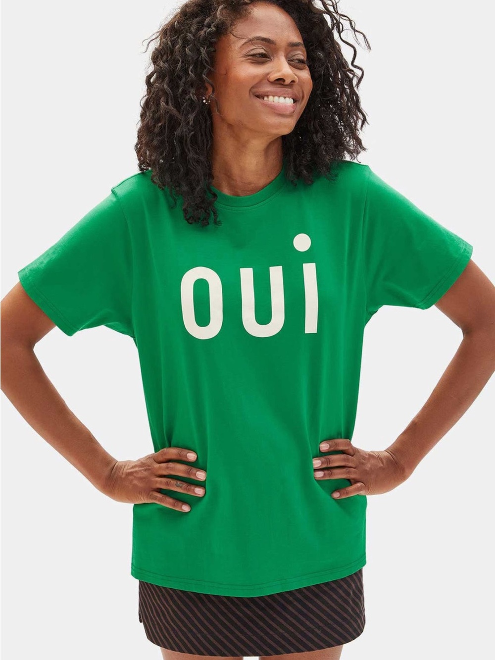 Clare V 'OUI'  Tee